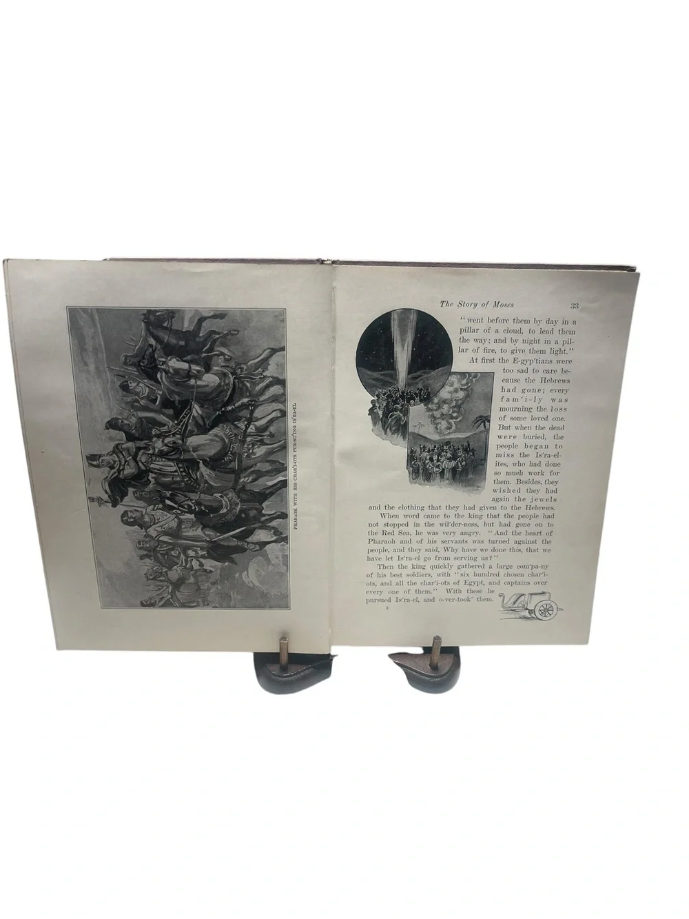 Vintage Majestic Men of Might Book Purple Gold Christian Antique 1929